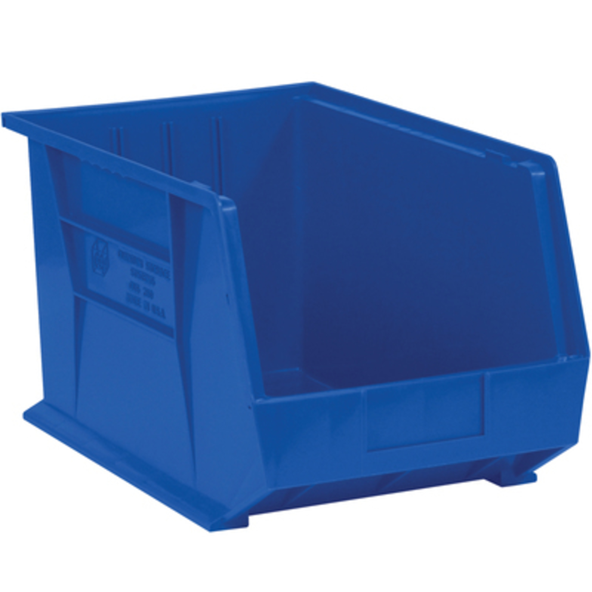 16 x 11 x 8in. Blue Plastic Stack HBB 4/CS, Height 8 in, Width 11 in, Bins Included (qty.) 4 Model# BINP1611B